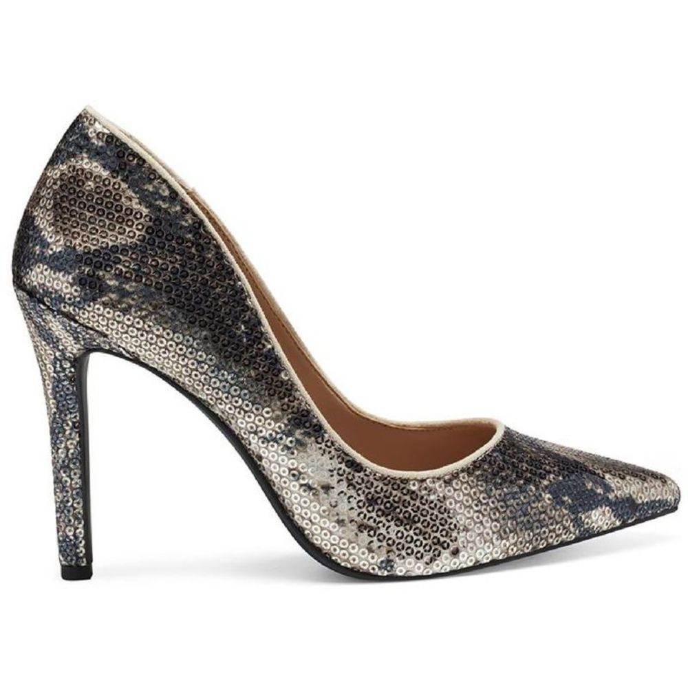 Jessica Simpson Womens Cassani 5 Brown Floral Embroidery Pumps Shoes - Picture 2 of 3
